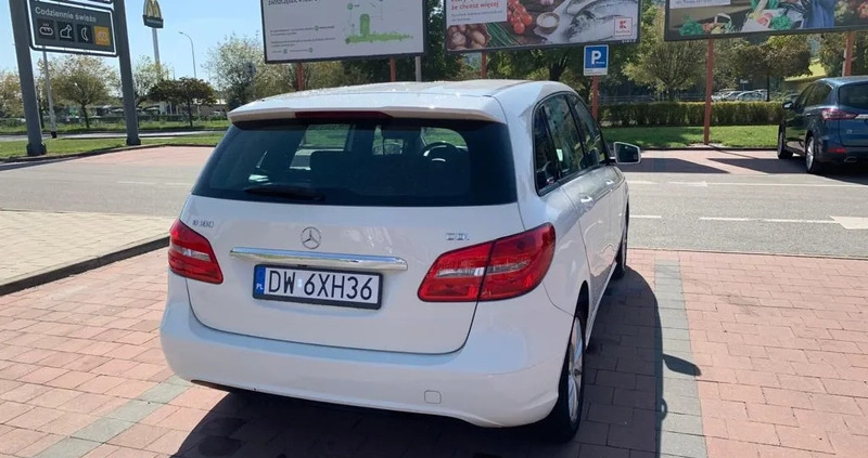 Mercedes-Benz Klasa B cena 34000 przebieg: 227000, rok produkcji 2014 z Wrocław małe 704